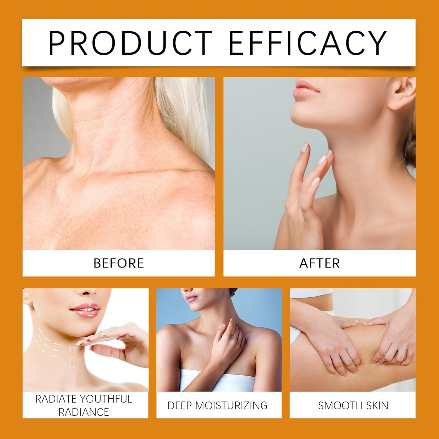 Vitamin C Turmeric Firming Brightening Cream, Turmeric Whipped Body Butter, Body Hydrator Serum, Skin Treatment Cream, Skin Firming and Tightening Lotion, Vitamin C Face Lotion Moisturizer (1PCS) - 4Pcs image number 3