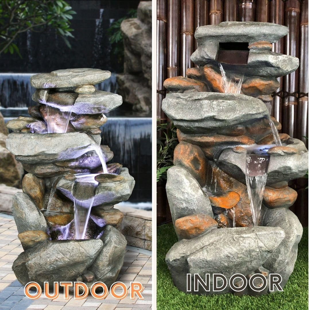 Generic Rainforest Rock Water Fountain image number 2