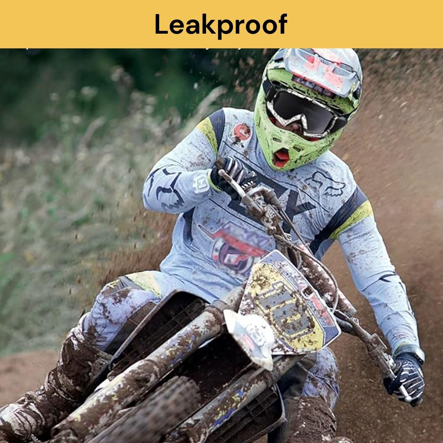 EZONEDEAL ATV Goggles Dirt Bike Goggles Motorcycle Motocross Goggles for Men Women, Bike Riding Goggles, anti UV Dustproof anti Fog Racing Skiing Goggles, Offroad Riding Goggles image number 6