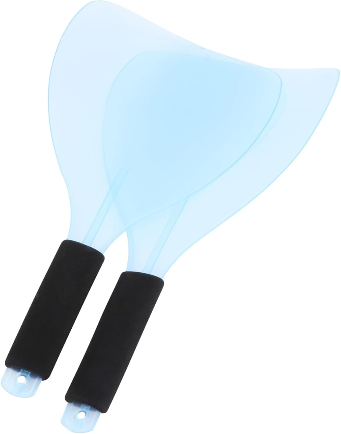 FOYTOKI 2Pcs Hairdressing Face Cover Mask Slip for Salon Hairspray Mask Sponge Handle for Barber Random Color image number 3