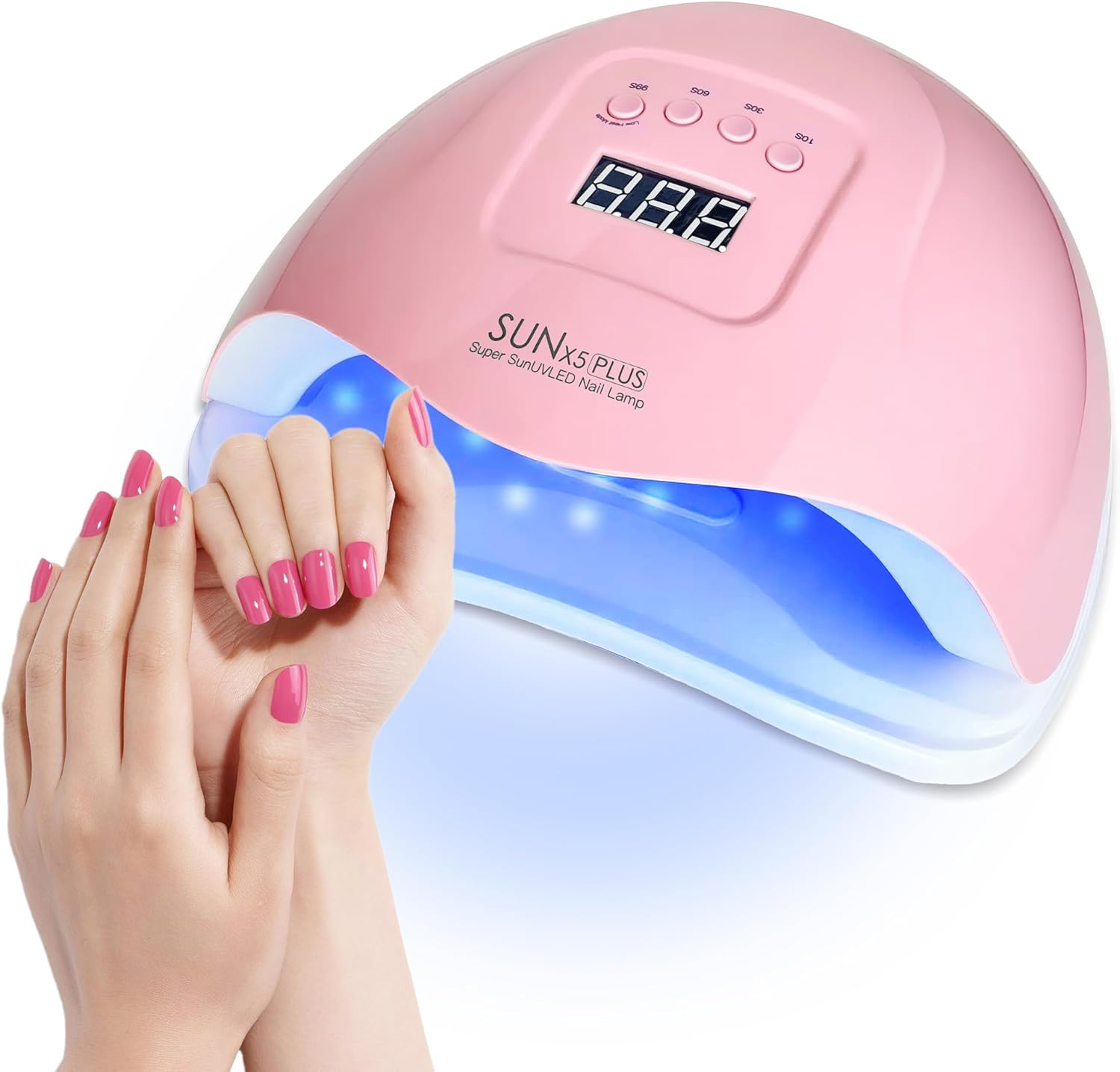 UV Nail Lamp 80 W LED Lamp for Nails with Sensor & Timer - UV Lamp for Gel Nails with 36 Leds, 4 Modes, Nail Dryer for UV Nail Polish, Manicure & Pedicure image number 4