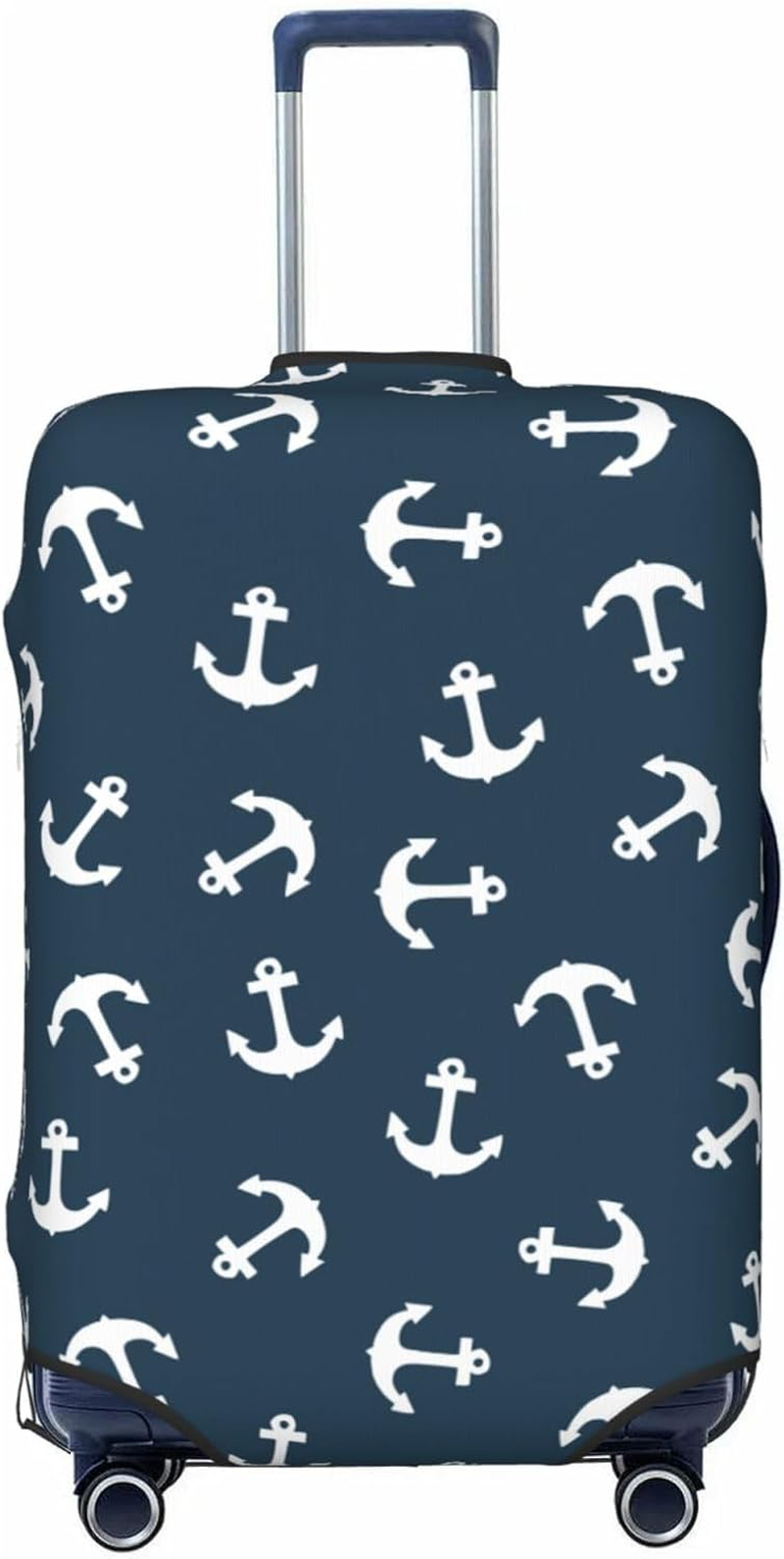 Lukbfall Cute Cats Silhouettes Luggage Suitcase Covers Elastic Washable Black Luggage Protector Travel Suitcase Protective Cover for Kid and Adult,, Butterflies #01, M (Fit 22-24 Inch Luggage)