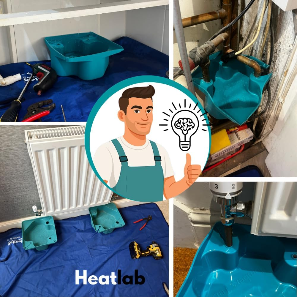 The Ultimate Plumb Tub 2.0 XL High Capacity Plumbers Tub - Essential Plumbing Tools for Radiator Draining & More. Designed & Patented by Heatlab UK We Create Innovative Plumbers Tools image number 5