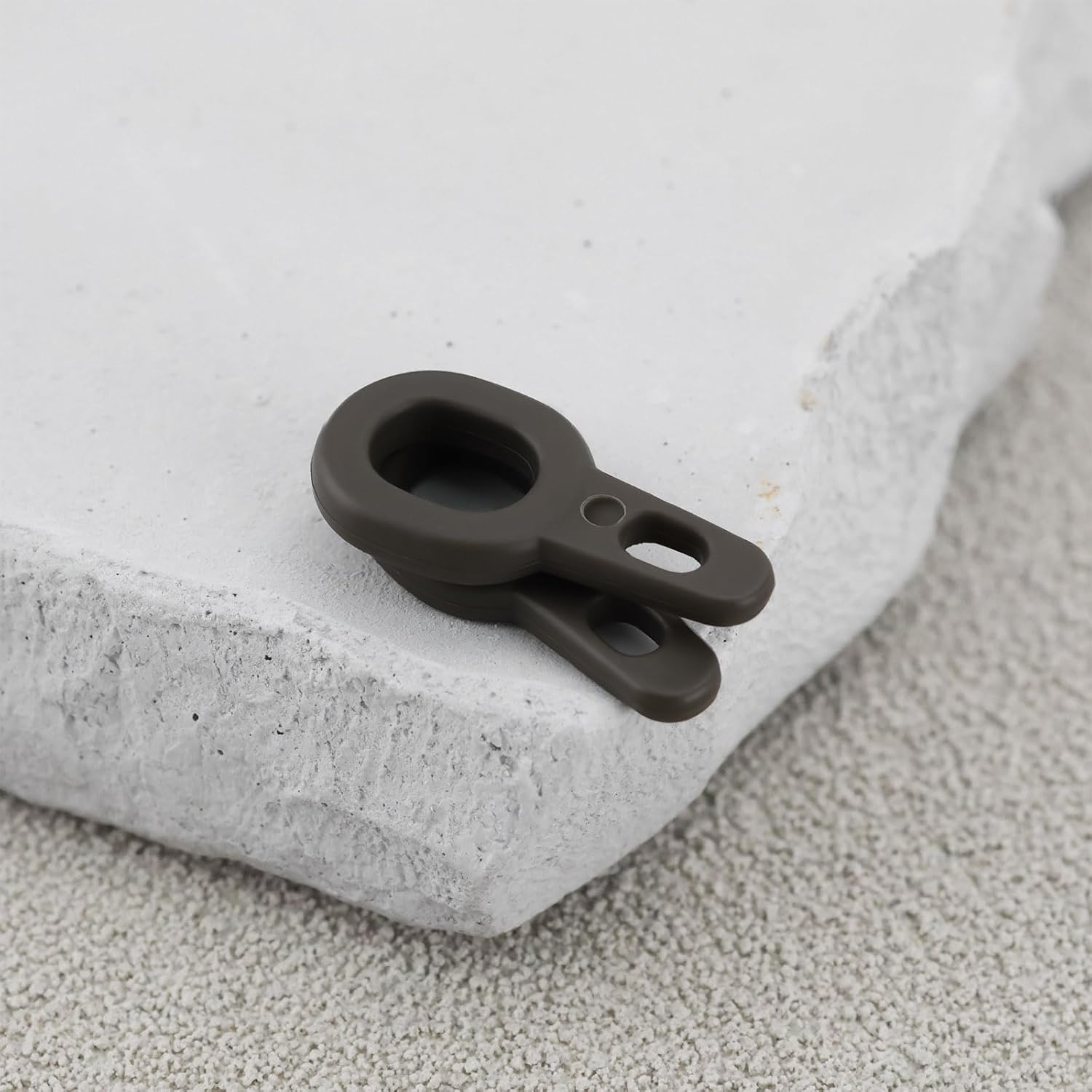 YINETTECH 50Pcs 15X7Mm Weight Sinker Clips Running Rings Suitable for Carp Pike image number 3