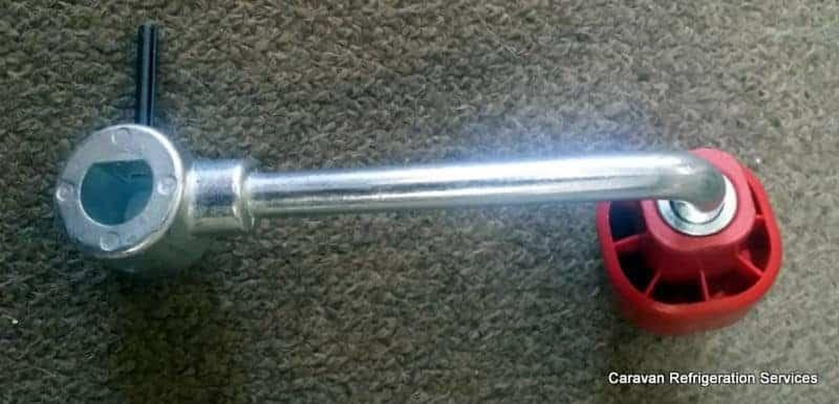 Alko Jockey Wheel Handle Genuine Alko Replacement Part with Pin Mount image number 4