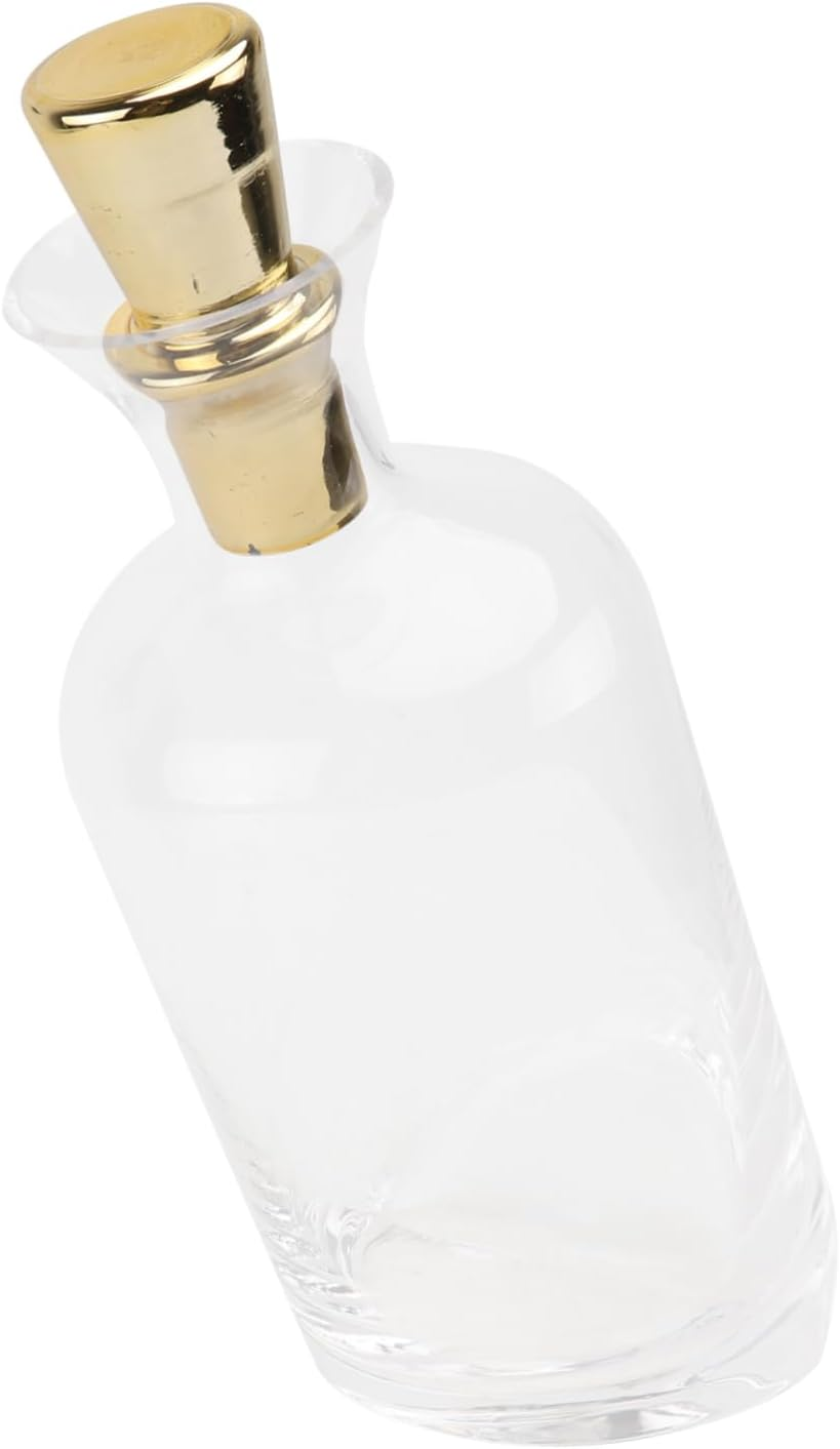 MOKKHNB Nordic Style Glass Wine Decanter Lid Crystal Wine Container for Bar Inclined Design Decanter image number 1