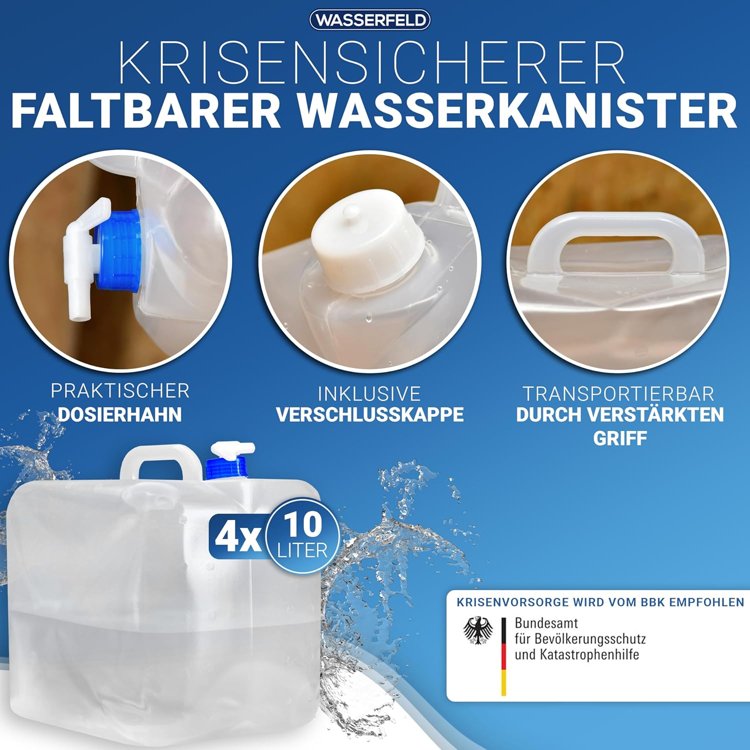 WASSERFELD Water Canister 1 X 20 Litres image number 6