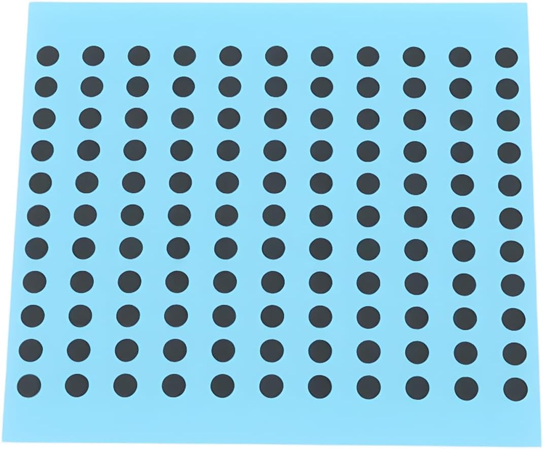 Emagtech 1 Sheet 4Mm Circular Conductive Button Pads Suitable for Restoring Functionality to Remote and Controller Buttons