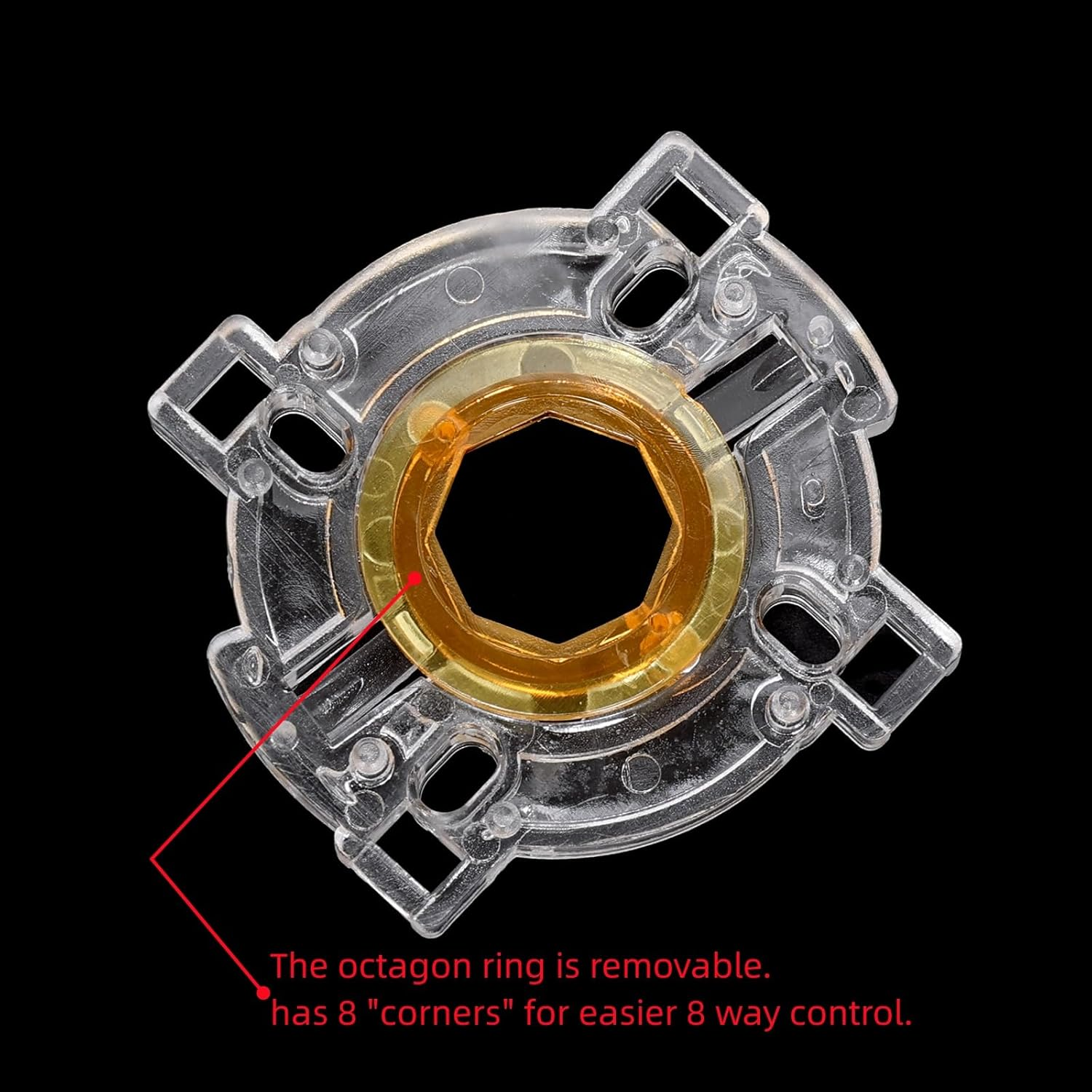 Ruimou 2Pcs GT-Y Octagonal Restrictor Gate Replacement Compatible with Sanwa JLF Series JLF TP 8YT (SK) JLF TP 8Y (SK) JLF TP 8S (SK) image number 1
