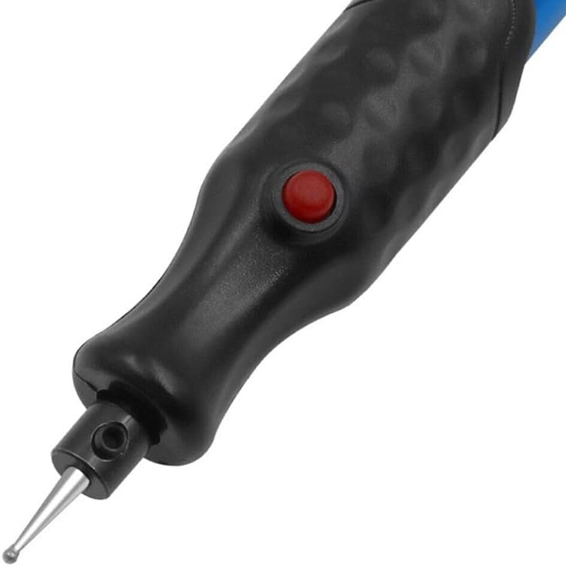 Tool Ceramic Metal Wood Engraving Pen Glass Electric Micro Engraver Diamond, 5.51X0.55 Inches, Includes Spare Grinding Head & Spanner image number 5