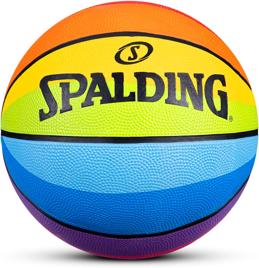Spalding Rainbow Outdoor Basketball, Size 7 image number 4