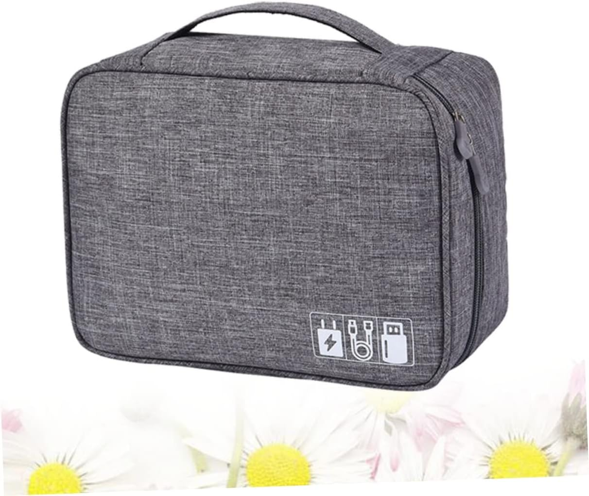 DOITOOL Electronics Bag Organiser Cable Carrying Case Electronics Accessories Organizer Soft Inner Pouch for Data Cables U Disk Power Bank image number 1