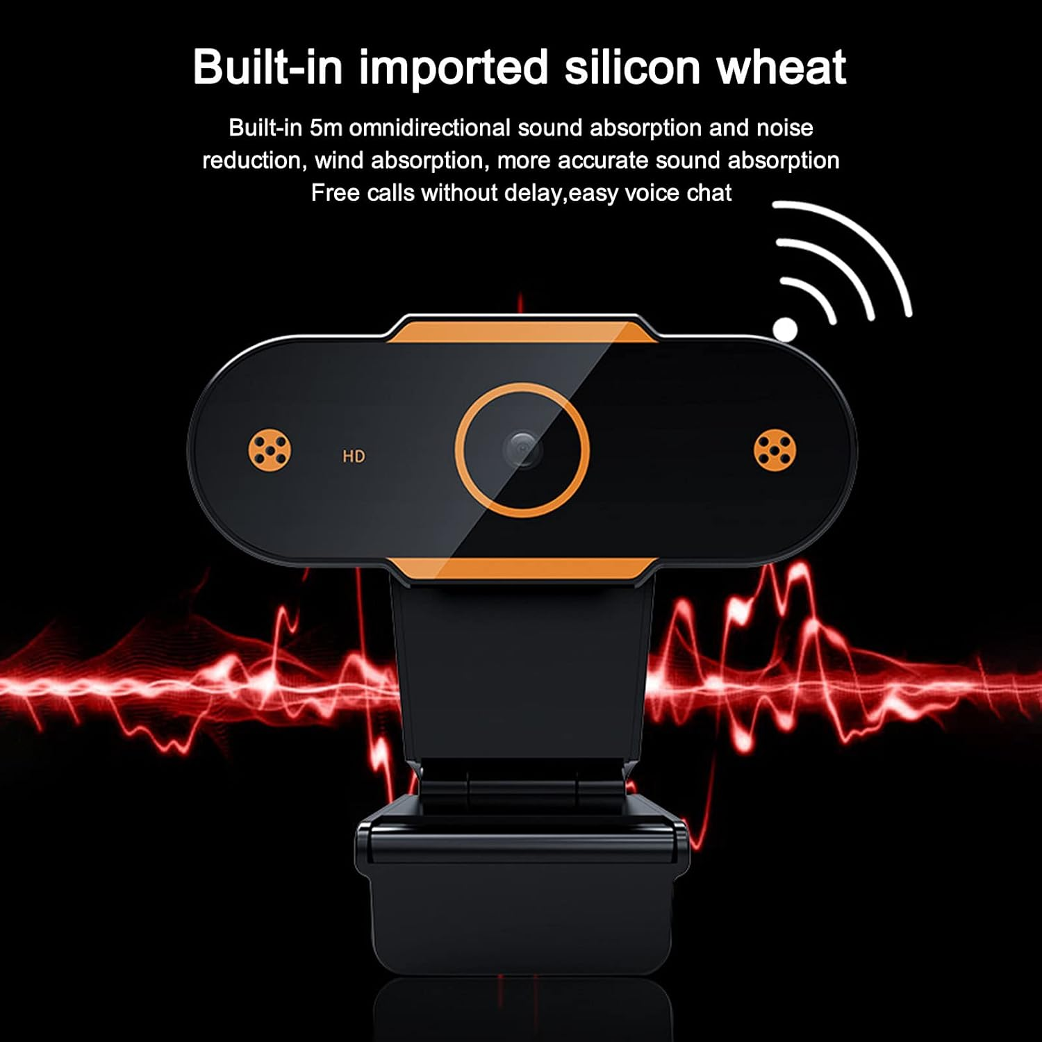 420P, 720P, 1080P, 2K Webcam Camera with Built-In and External Microphone for Gaming, Conferencing On, Windows, PC, Laptop image number 3