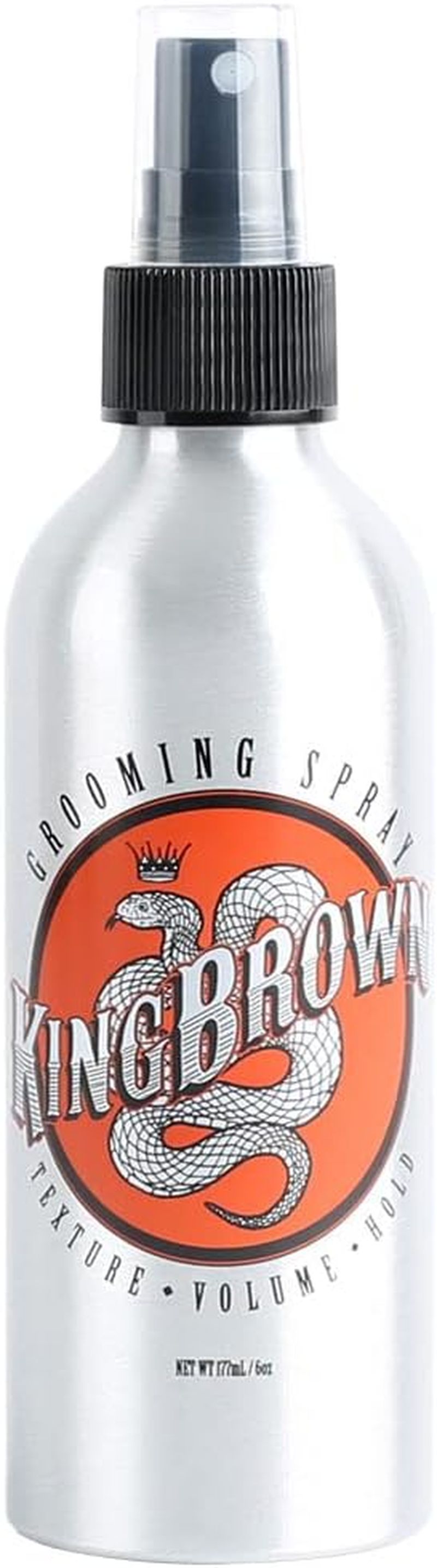King Brown Grooming Spray - Use Stand Alone for Texture, Blow Dry in for Volume or Aplly over Lightweight Pomade Fo Rextra Hold, Fresh Cologne Fragrance, 177 Ml image number 1