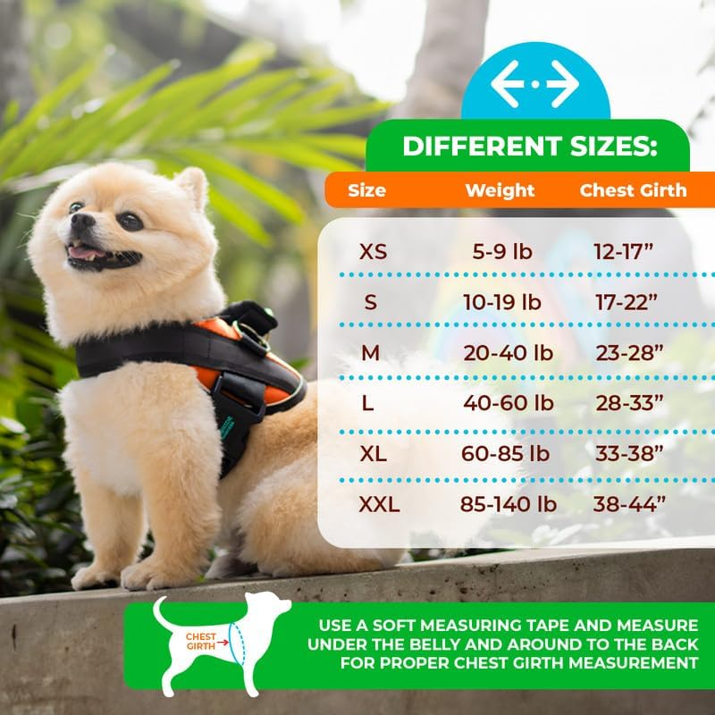 Joyride Harness 2.0 - the Original Side Ring No Pull Dog Harness - No Choke, Escape Proof, Reflective, 3 Leash Clips, Quick Fit Pet Vest - Easy Walks & Training - for Small, Medium & Large Dogs image number 4