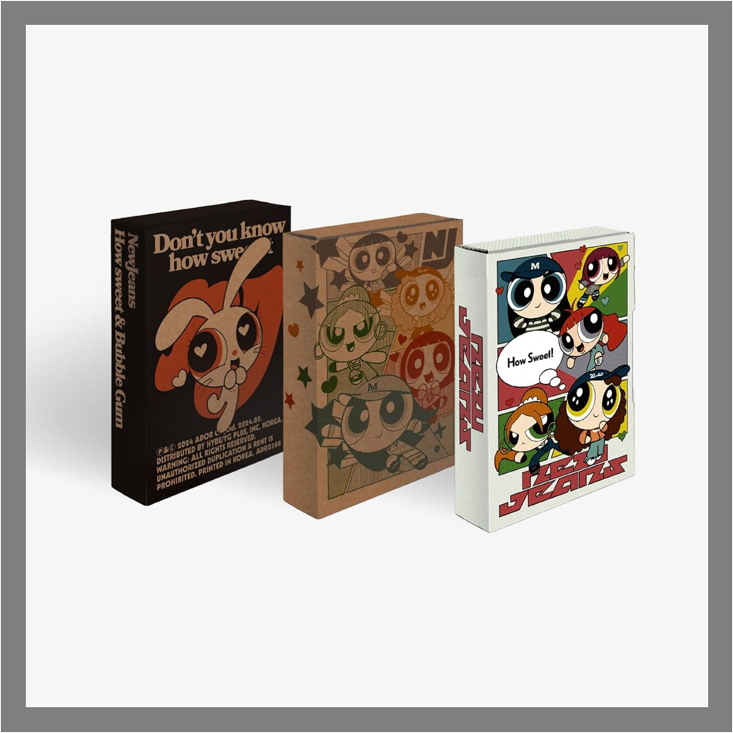 Newjeans How Sweet Double Single Album with Tracking Sealed NJS New Jeans (Weverse Albums 3 Version SET) image number 6