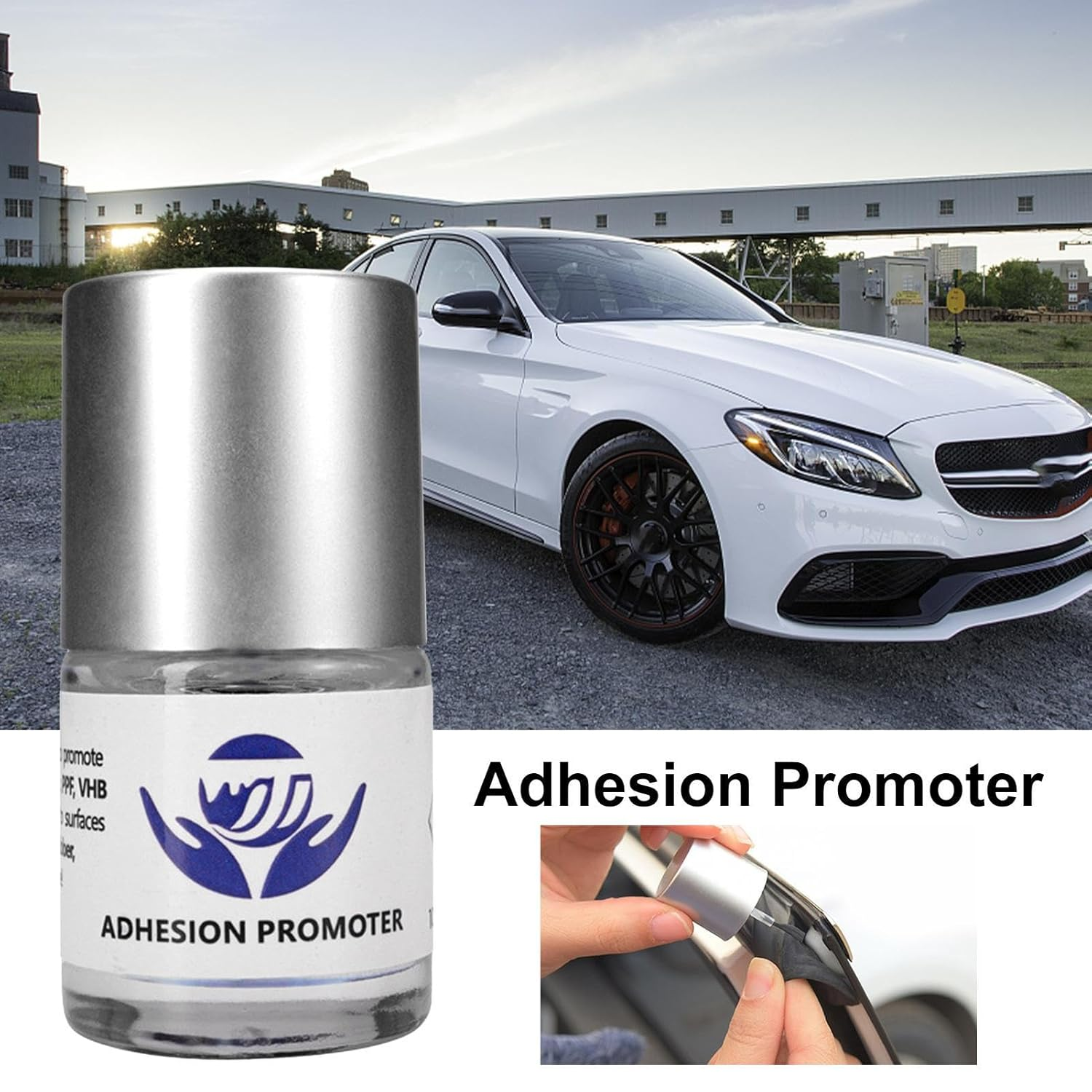 Automotive Adhesion Promoter Primer | 10Ml Instant Automotive Tape Primer,Lasting-Adhesion Promoter, Instant Automotive Tape Primer, Versatile Instant Tape Primer for Wall Metalworking image number 4