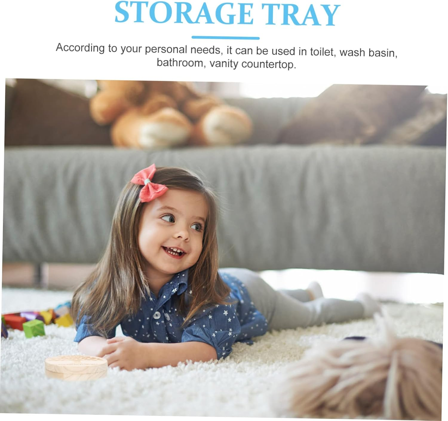 Abaodam Compact Baby Tooth Keeper Newborn Baby Milestone for Keepsake Collection image number 1