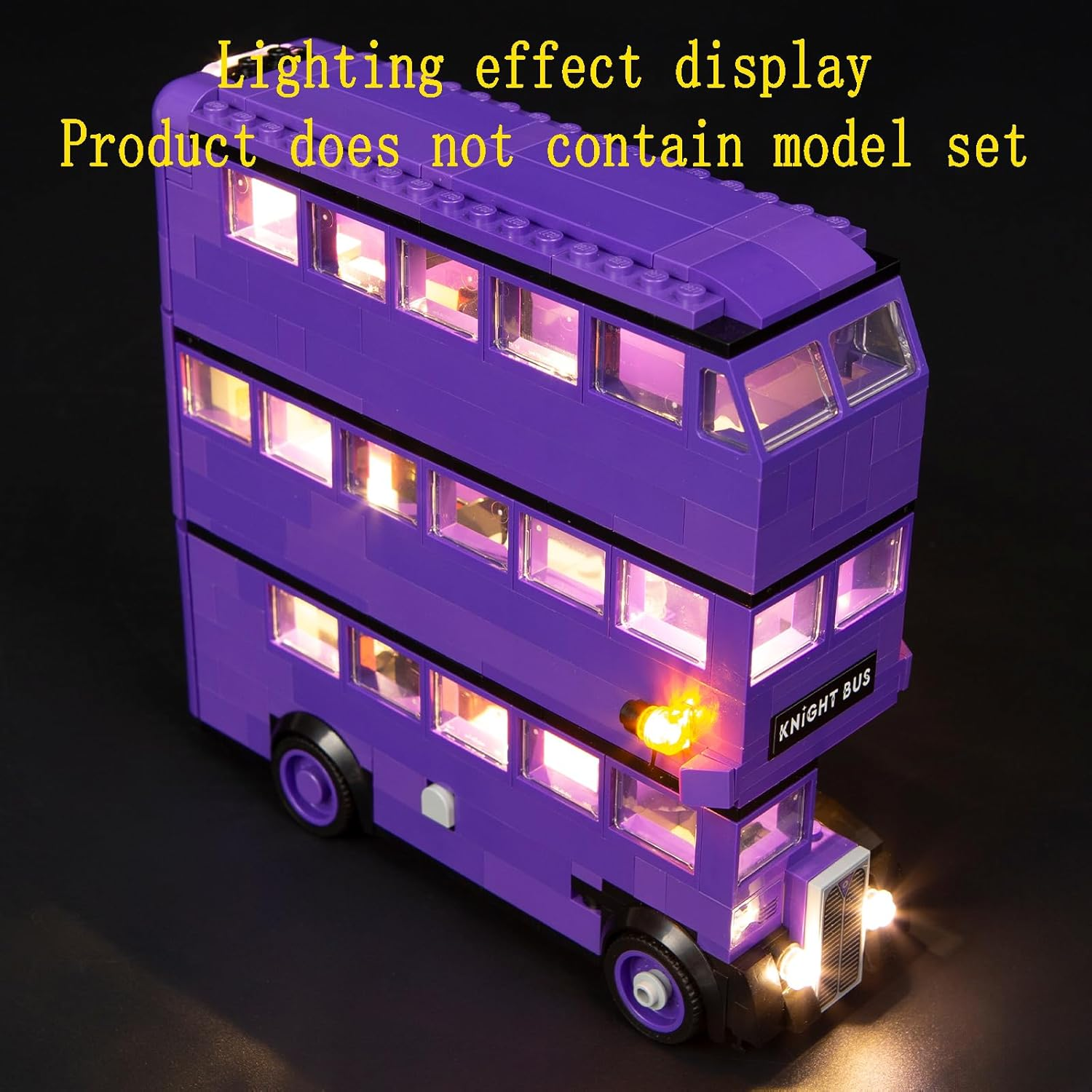 GEAMENT LED Light Kit Compatible with  Knight Bus Adventure Building Blocks Model - Lighting Set for 76446 (Model Set Not Included) image number 2