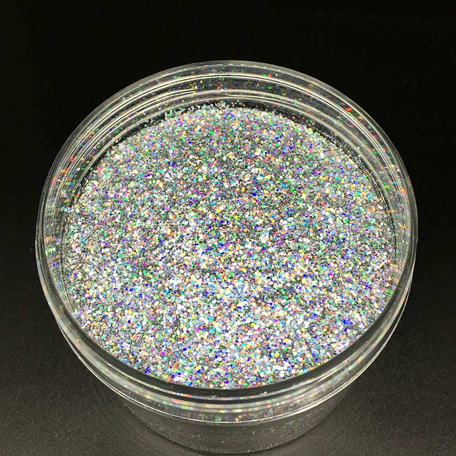 1 Pc Glitter Ultra Fine Sparkling Microfine Particle Nail Art Nail Decorations Silver Glitter Sequin image number 3