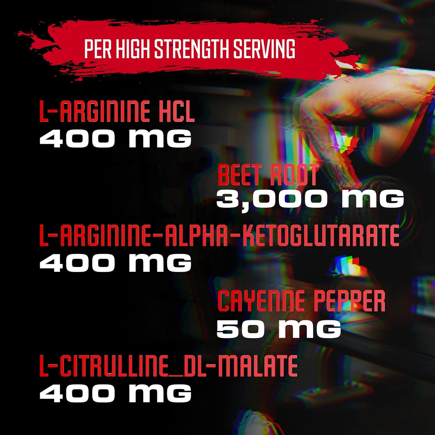 L-Arginine L-Citrulline Supplement 4250Mg with Beet Root - 180 Capsules image number 4