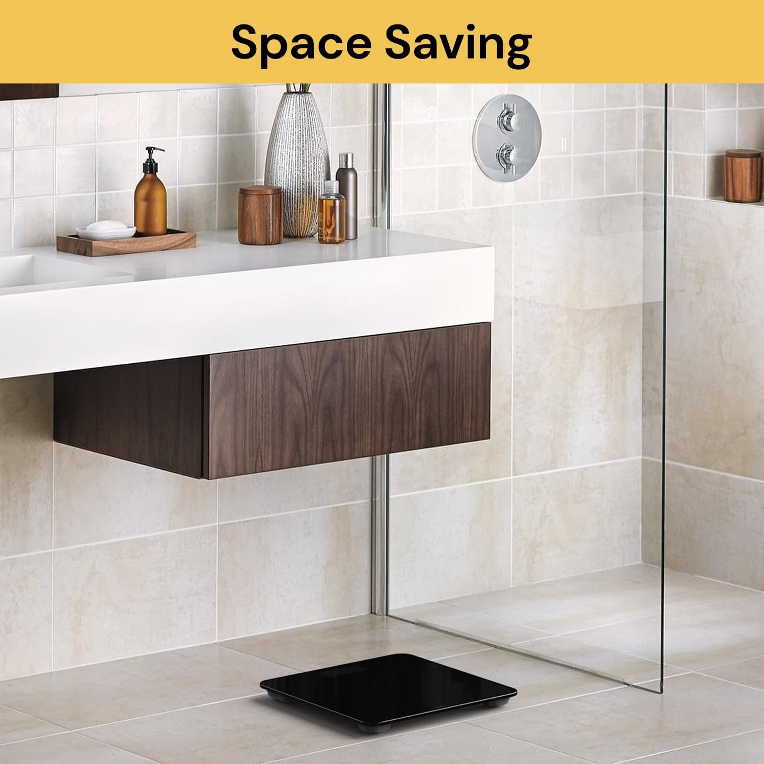 EZONEDEAL Body Scale - Electronic Digital Bathroom Scales Body Weight Scale Fat Glass Backlit 180Kg - Weighing Scale for Body Weight Digital Scale image number 4