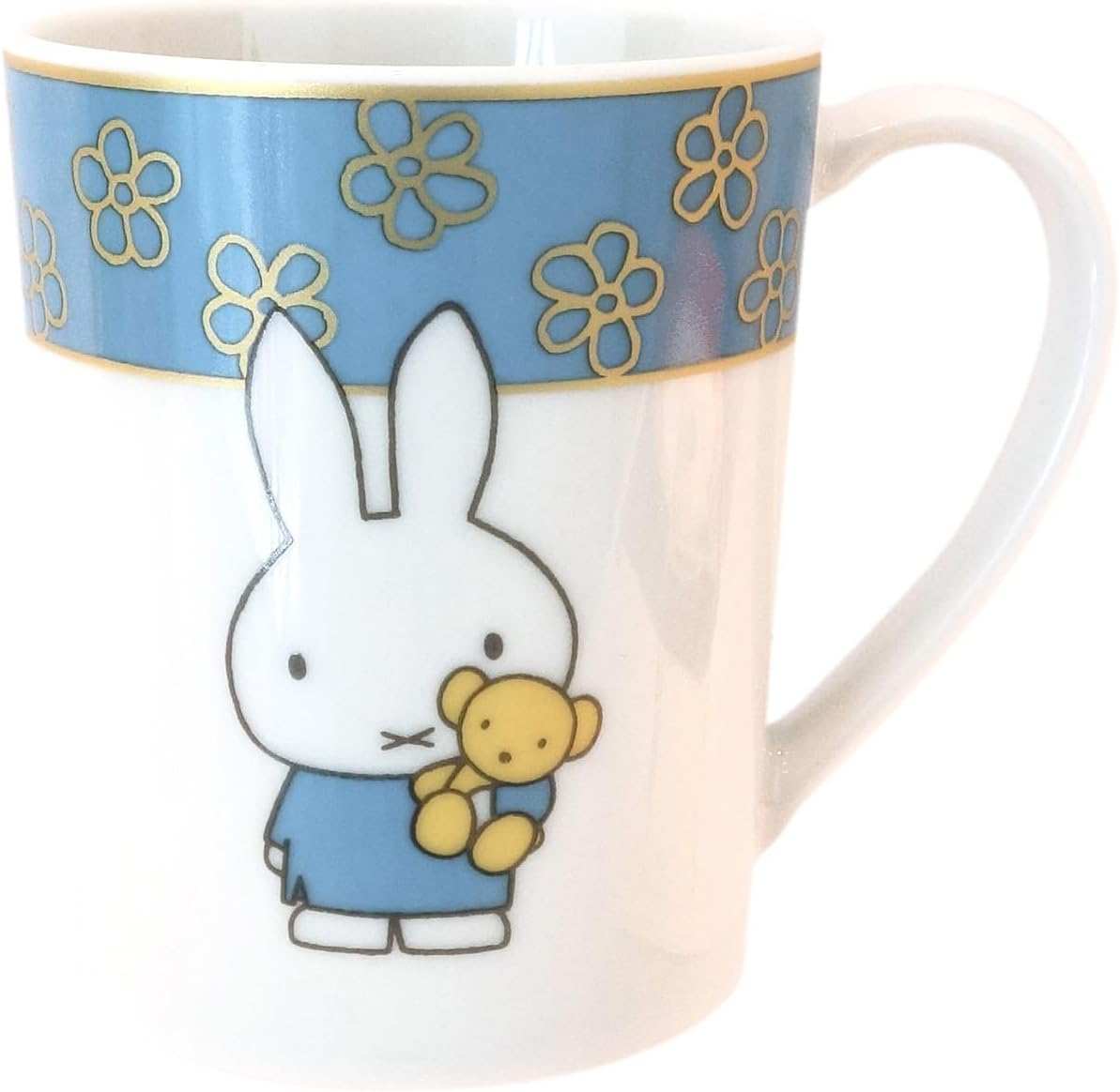 Dick Bruna Miffy 420142 70Th Anniversary Mug, Cup, Approx. 10.1 Fl Oz (300 Ml), Microwave, Dishwasher Safe, Dishware, Miscellaneous Goods, Blue, Character Goods, Tableware, Miscellaneous Goods, Made
