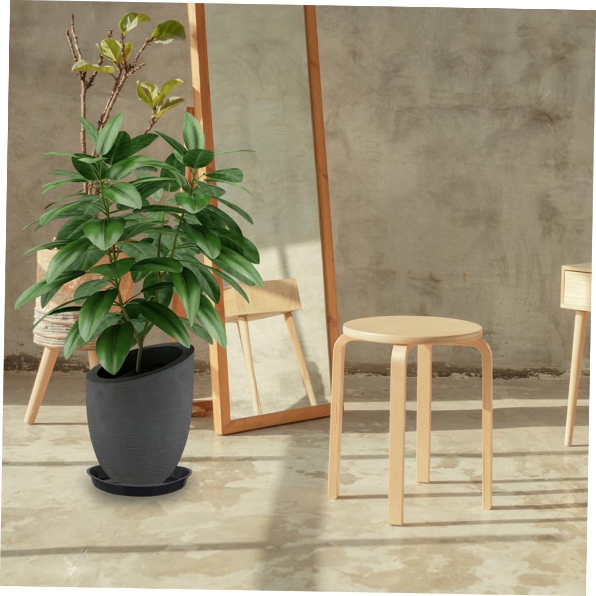 8Pcs Plant Saucers Plant Trays Drainage Versatile for Indoor Gardening image number 6