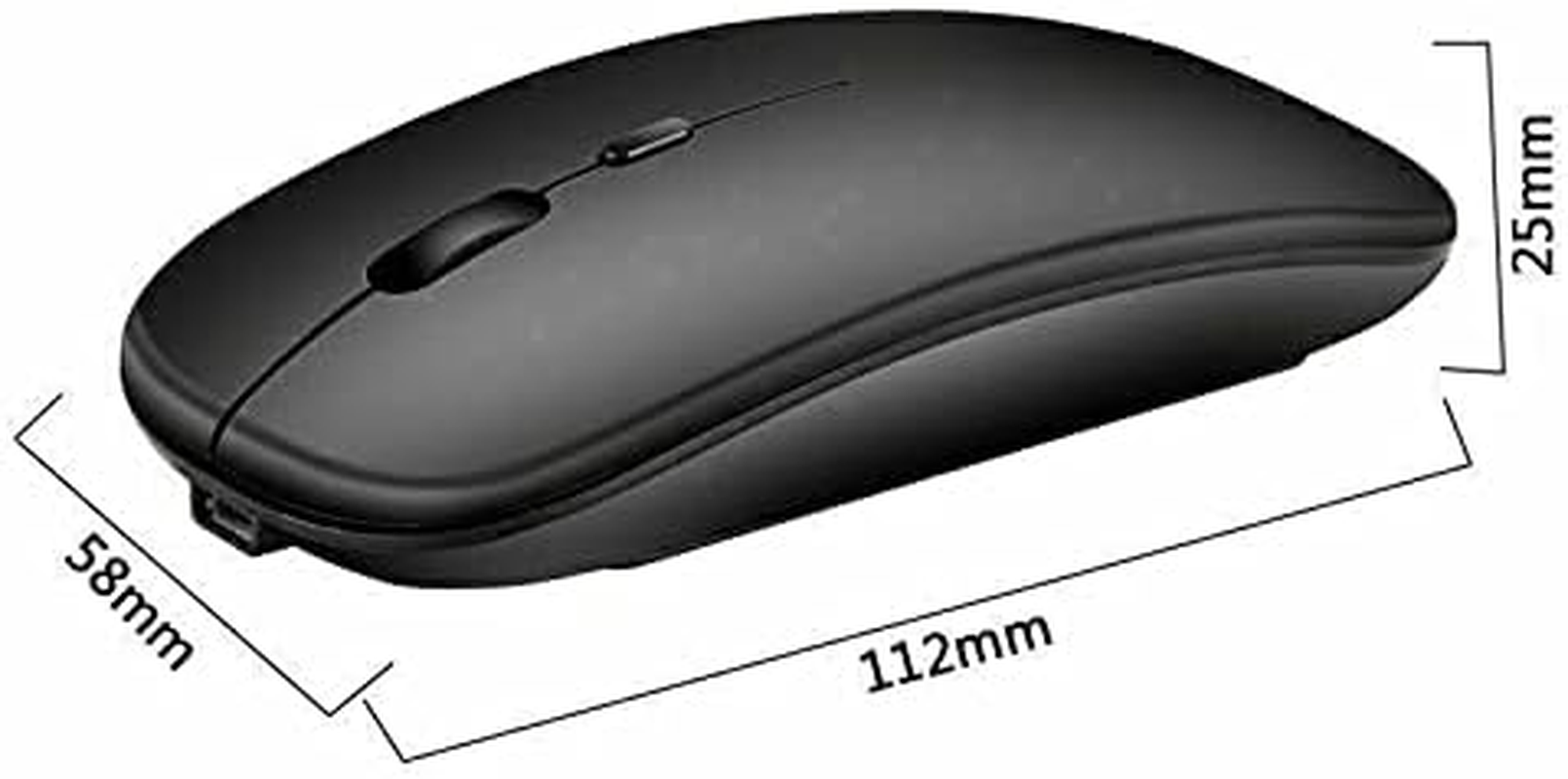 Optical Wireless Bluetooth 5.1 Slim Rechargeable Mouse for Laptop image number 5