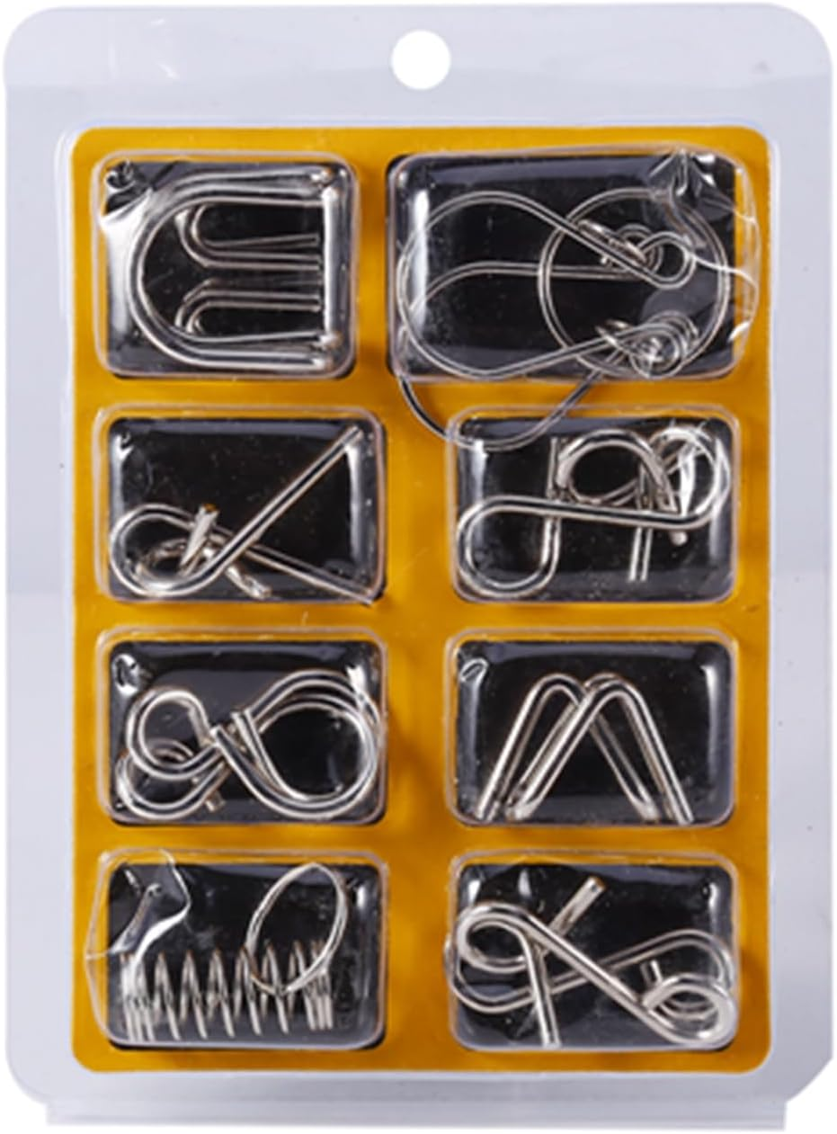 Denash Mind Game, No Deformation Magic Trick Rustfree Educational Toy for Adult Children'S Creative Thinking to Improve IQ