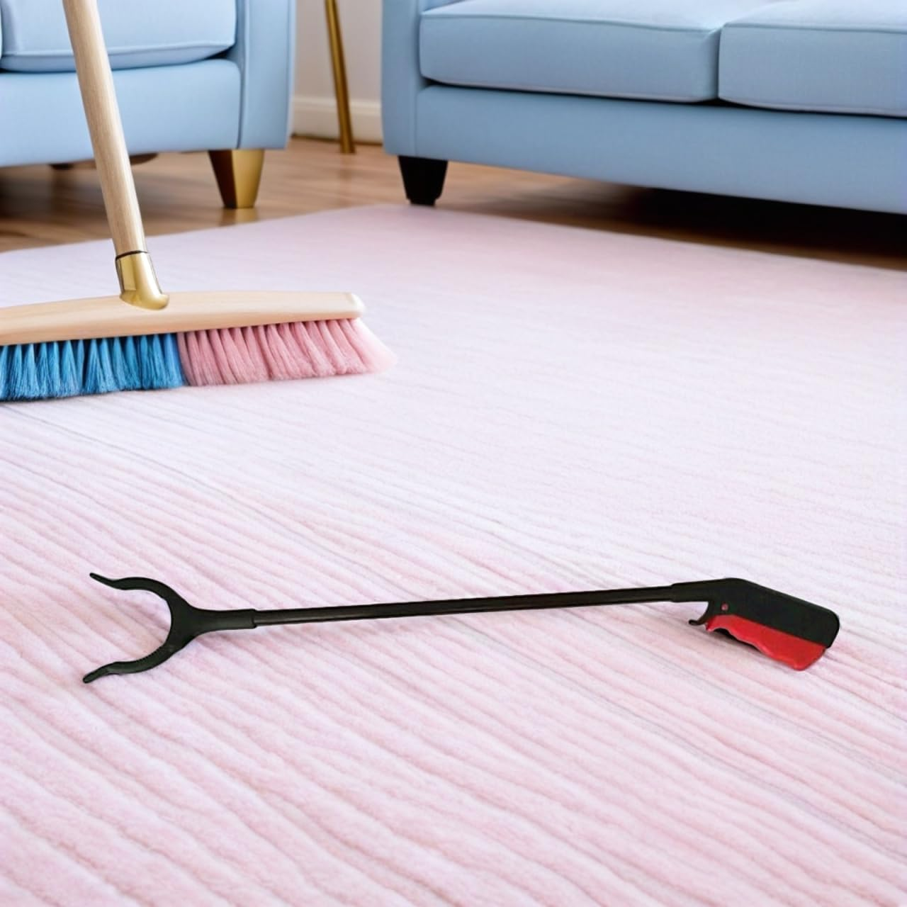 Baluue Reacher Grabber Tool,23.6" Grabber Reacher for Elderly, Lightweight Handy Trash Claw Reaching Assist Tool for Trash Pick Up, Nabber, Litter Picker image number 1