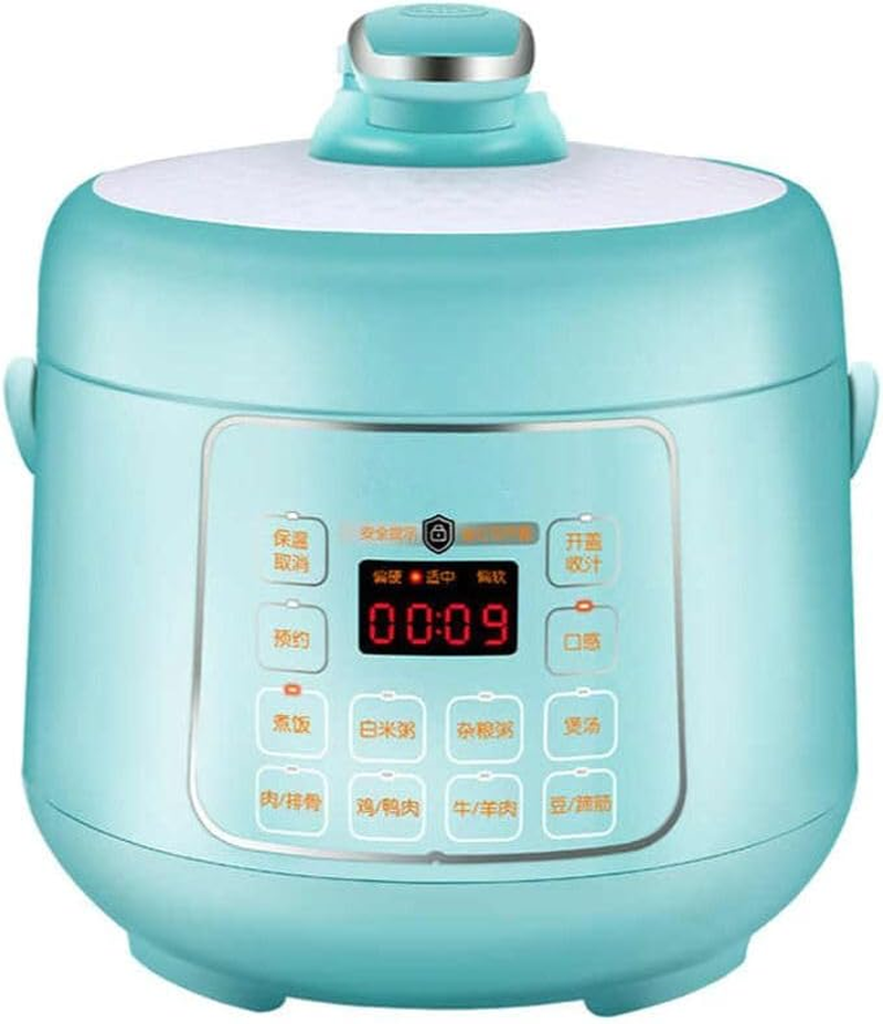 Electric Pressure Cooker 2-3 People Mini Smart Small Automatic Rice Cooker LCD Display Light Blue SY-25YC8010P image number 6