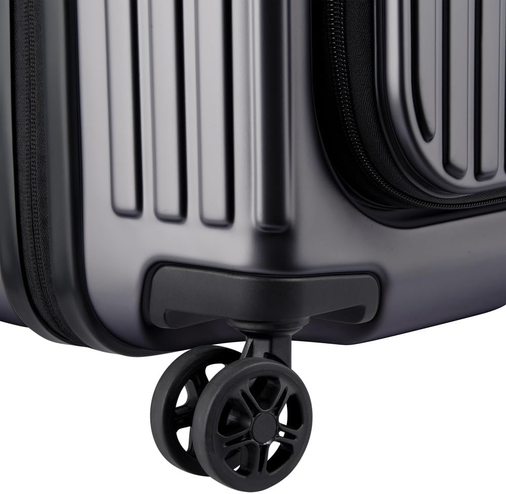 Delsey Securitime Zip Top Opening 76Cm Large Exp Luggage - Anthracite image number 3