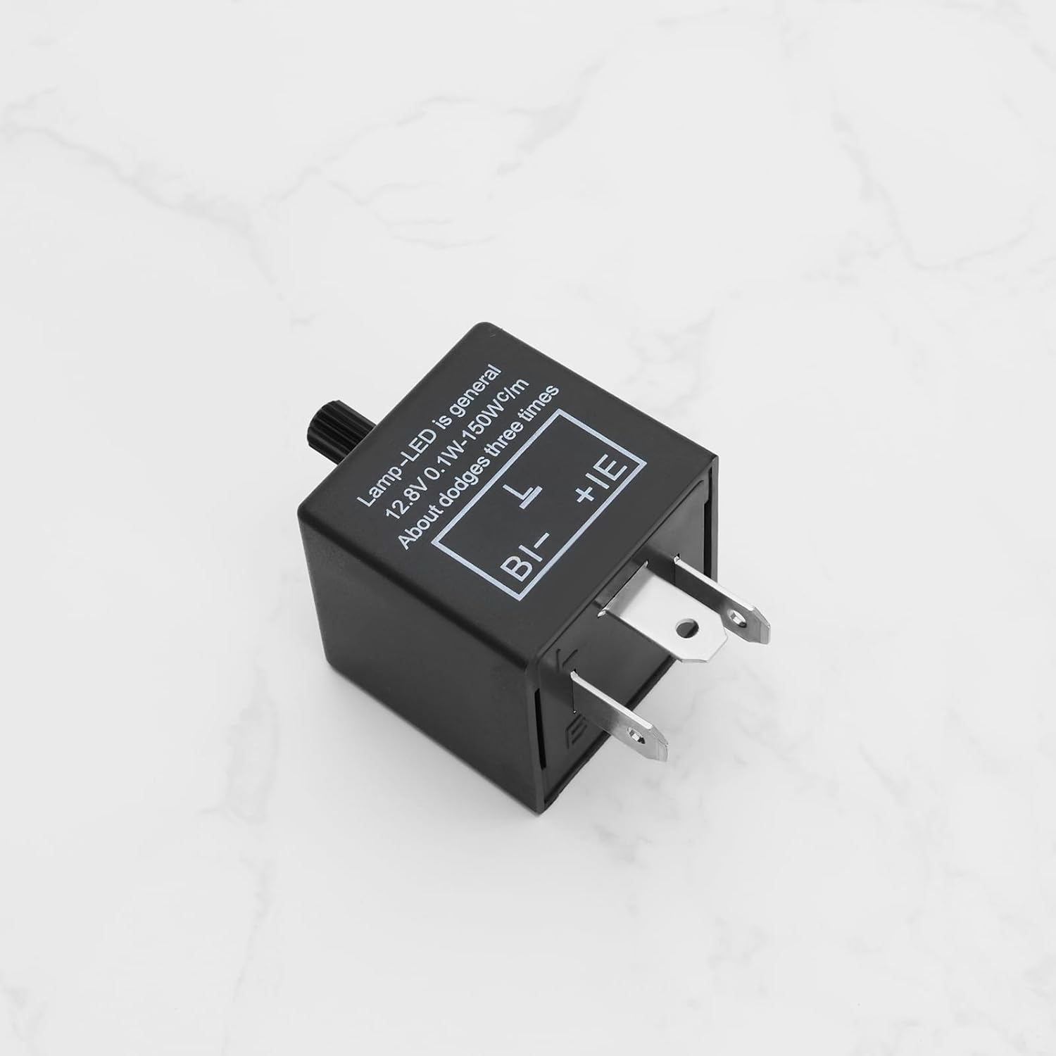 2Pcs CF14KT 3Pin 12V Flasher Relay Adjustable LED Electronic Flasher Relay Fixes Car Turn Signal Warn Hyper Blink Flash or No Flashing for Car Vehicle Motorcycle image number 2