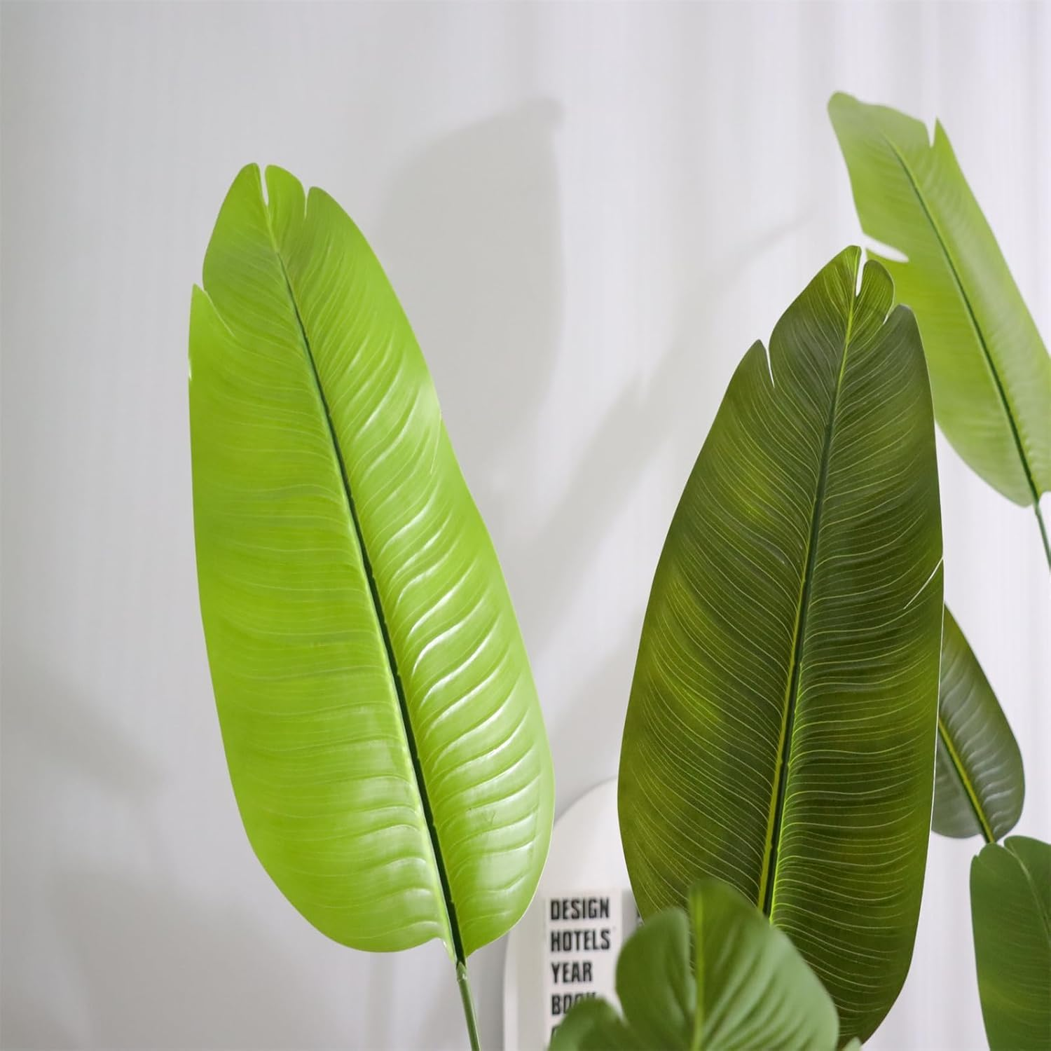 5.25Ft/160Cm Artificial Bird of Paradise Plants,Large Silk Plant Faux Tropical Plant in Pot Artificial Tree for Home Office Porch Garden