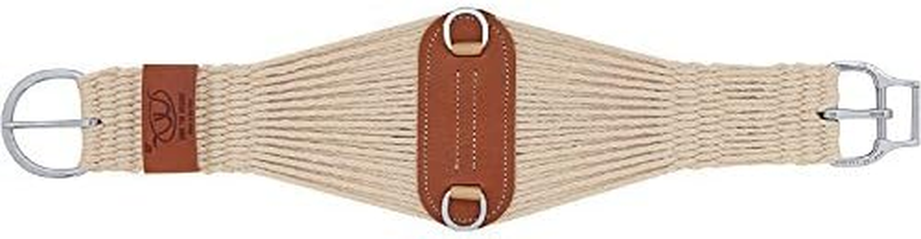 Weaver Leather Natural Blend 27 Strand Roper Smart Cinch with New and Improved Roll Snug Cinch Buckle, 36-Inch, Natural image number 2