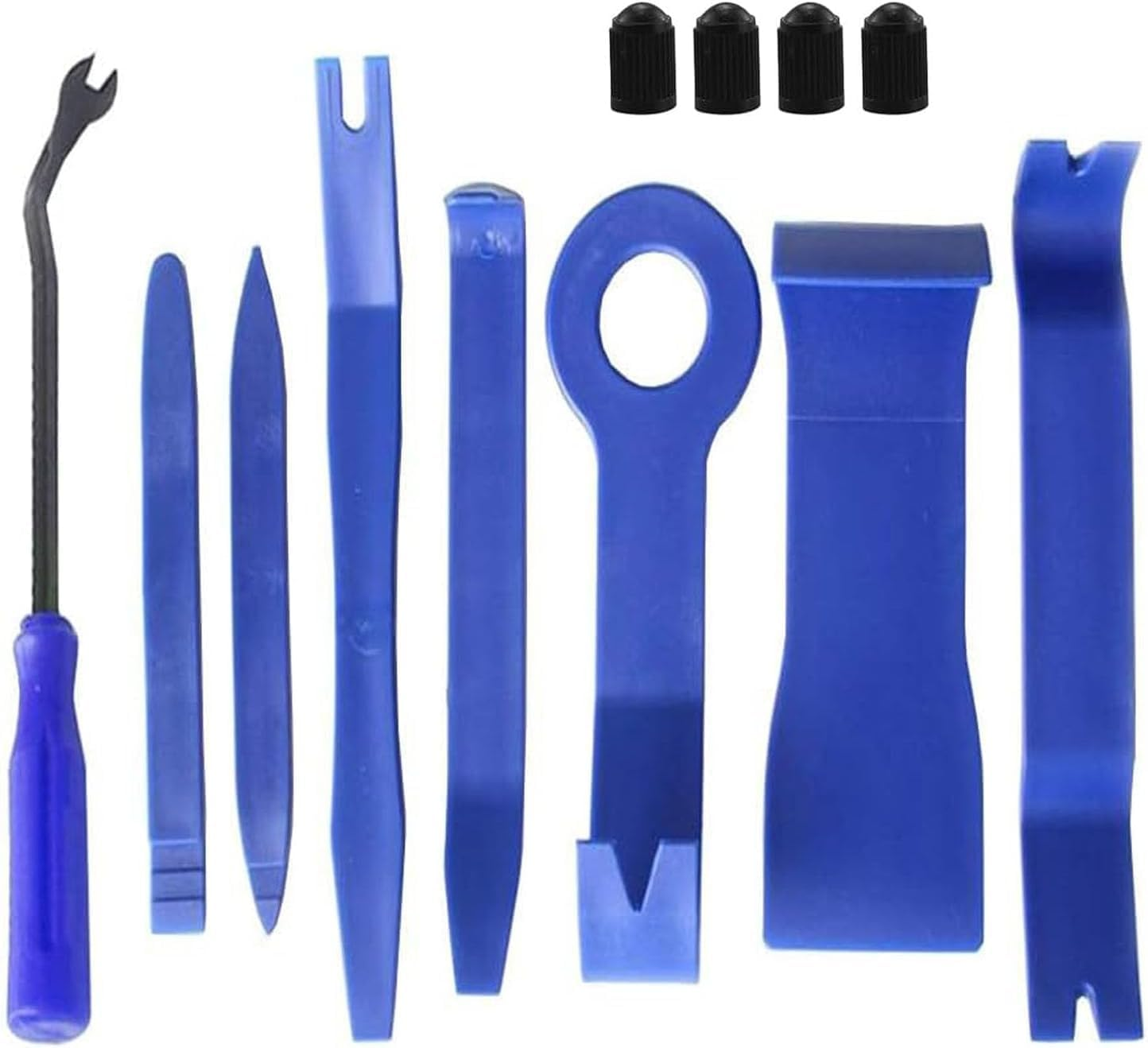 Professional Car Trim Removal Tool Kit, 12-Piece Upholstery Pry Tool Set for Door Panel & Audio Stereo Removal, Fastener Clip Pliers for Auto Detailing & Repair, No-Scratch Nylon Car Clip Remover image number 6