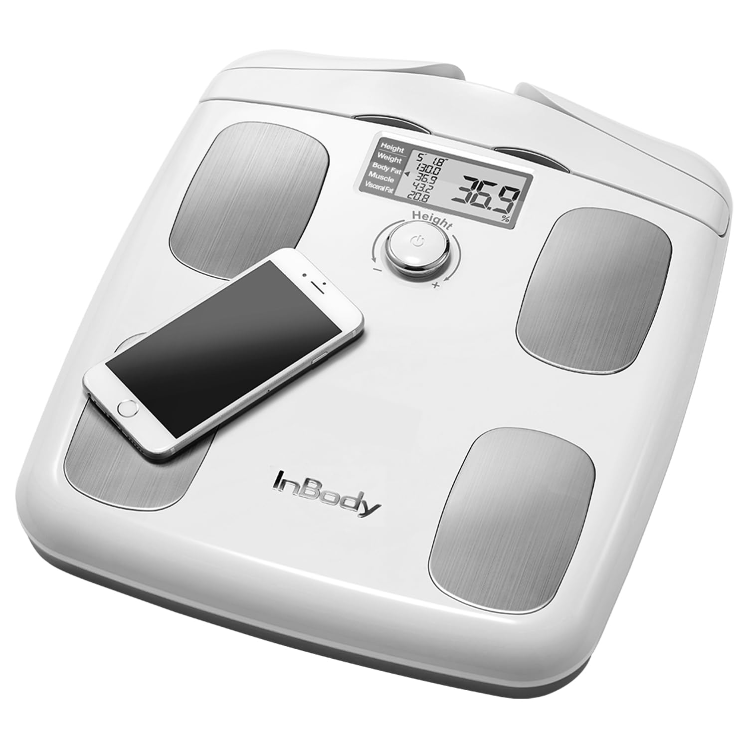 Inbody Dial H20N Smart Body Composition Scale &ndash; Full Body Digital Scale, BMI & Body Fat Analyzer, Muscle Mass Scale &ndash; Bluetooth Connected with App (White) image number 5