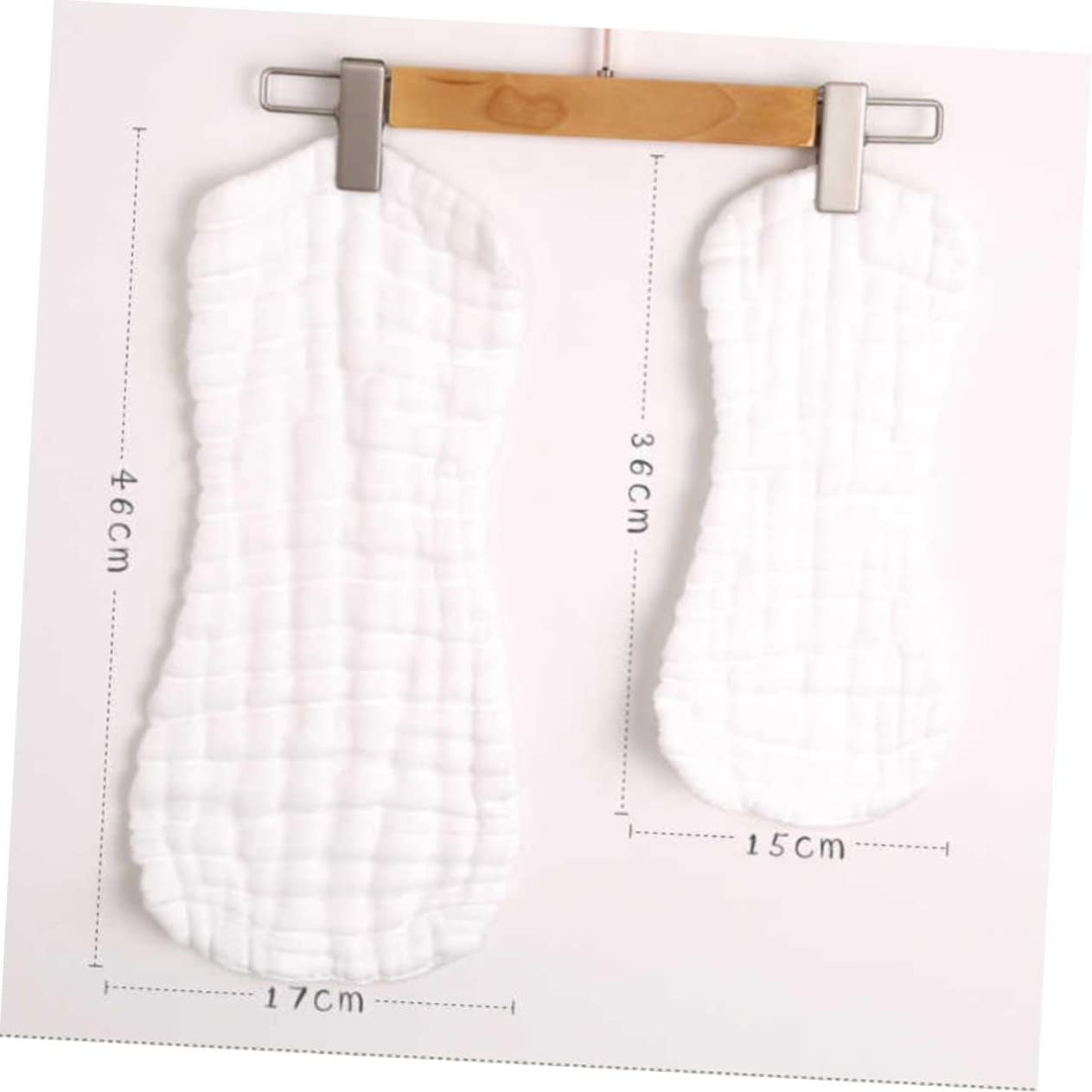 5Pcs Cotton Nappies Washable Design Pure Cotton Gauze Diapers for Leak Comfortable image number 3