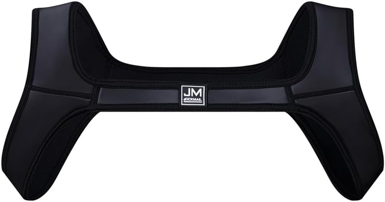 JOCKMAIL Men'S Harness Belt Elastic Shoulder Strap Mens Neoprene Harness Mens Crop Top Chest Muscle Harness