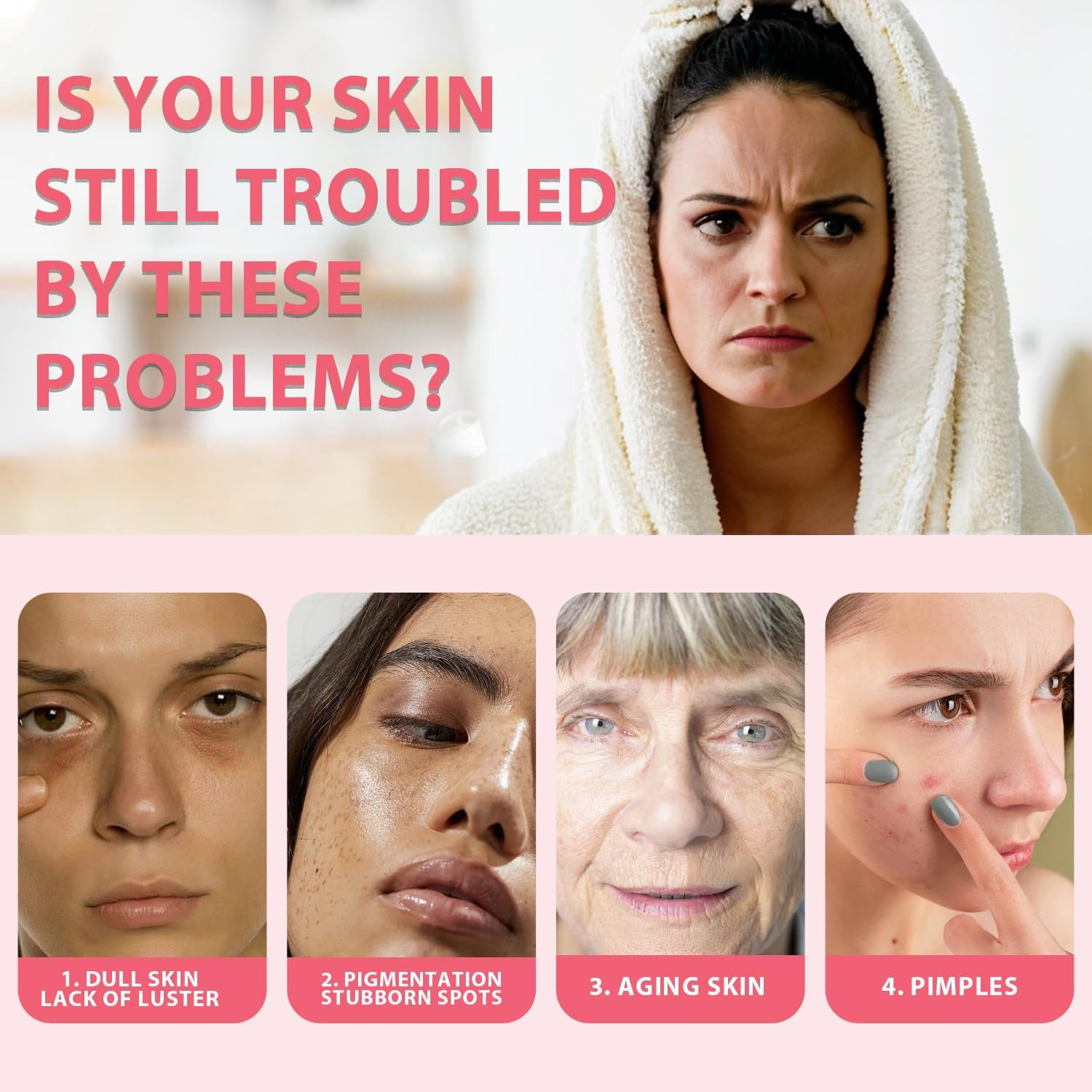 40 Pcs Kojic Acid and Turmeric Cleansing Pads,Turmeric Cleansing Pads for Dark Spots and Exfoliating, Reduce Blemishes & Dark Area,Deep Cleansing Oil Control Shrink Pore Mild Formula, for All Skin Types,100% Natural image number 4