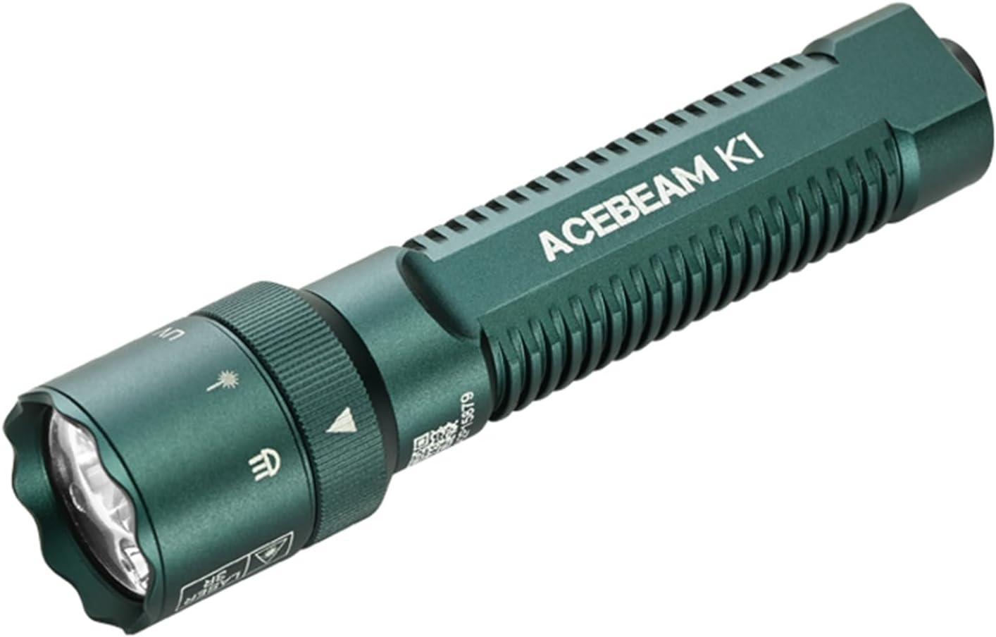 ACEBEAM K1 EDC AA Rechargeable Torch with Green Beam, UV and White LED Combined, Ultra Powerful 1000 Lumens LED Torch, Compact Triple Light Source Flashlight image number 2