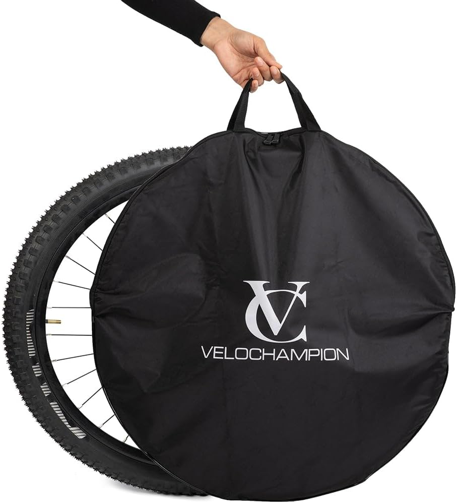 Velochampion Waterproof Bike Storage Bag for 26" 27.5" 29" Mountain Bike Wheels &ndash; Durable Lightweight Bicycle Wheel Cover for Travel image number 4