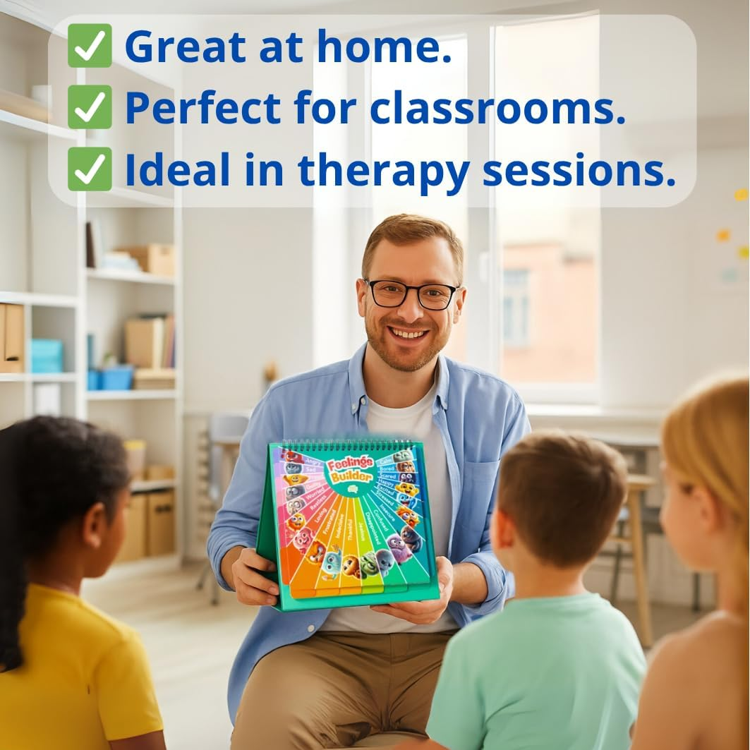 Emotion Flip Book for Kids: Manage Your Feelings Better with Feelings Builder image number 1