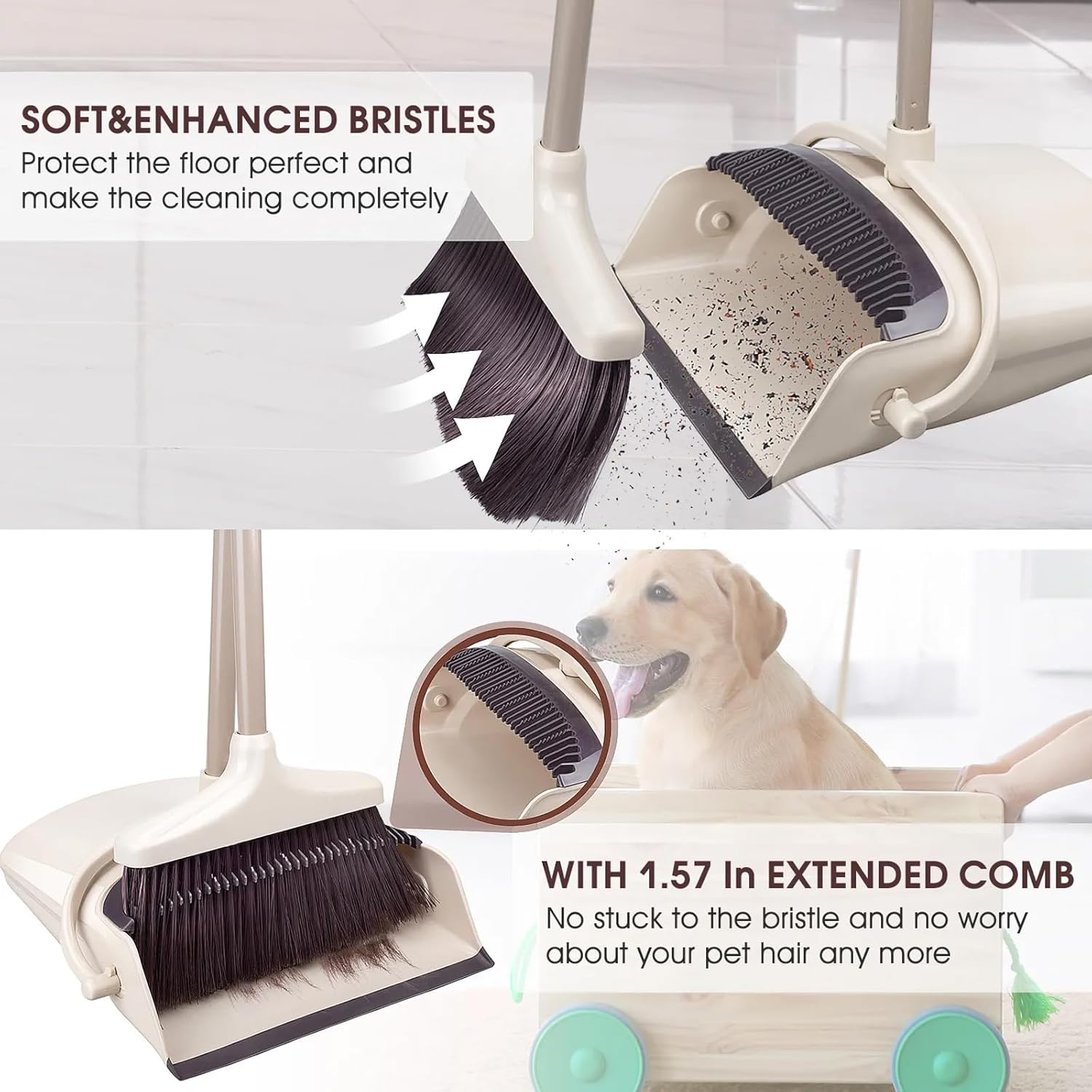 Woobroo Grout Scrubber Brush, Black, 10623 Cm image number 5