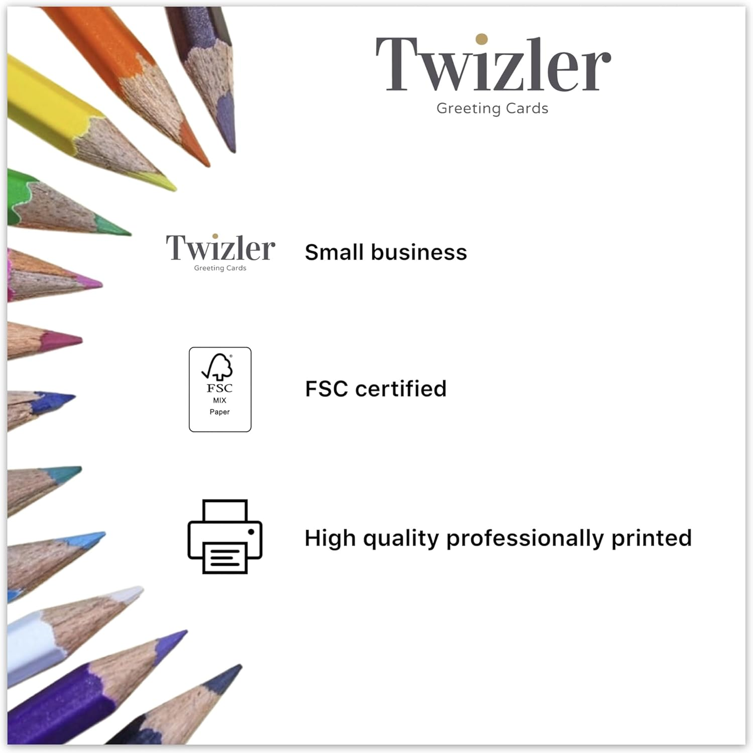 Twizler Funny Birthday Card - Party Geese - Women or Men Happy Birthday Card for Female Friend Male - Him Her Birthday Card Mum Dad Husband Wife - Son Daughter Card for Sister Brother image number 2