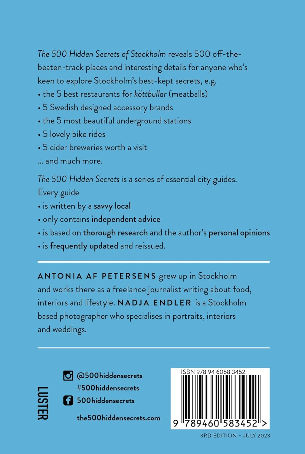 500 Hidden Secrets of Stockholm