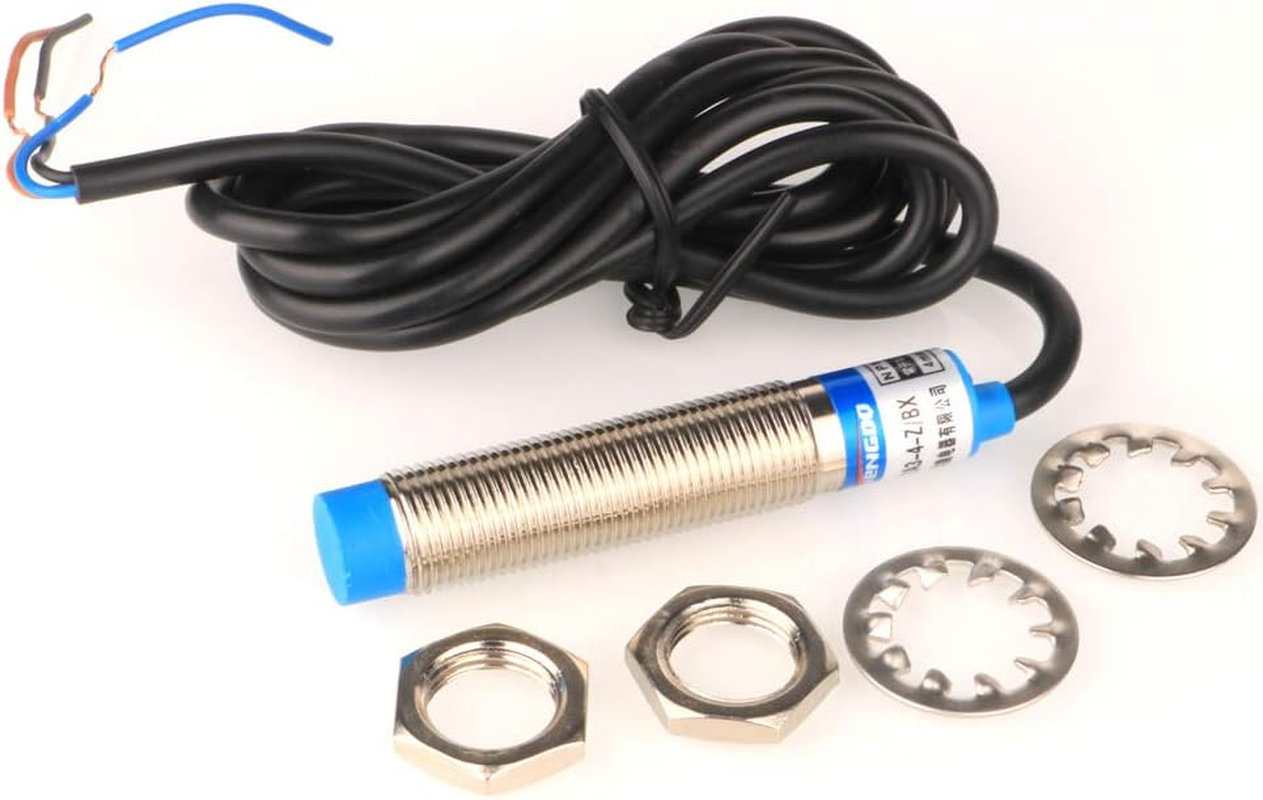 Gebildet 2Pcs Metal Inductive Proximity Sensor Detection Switch, LJ12A3-4-Z/BX Detector 4Mm 6-36 VDC 300 Ma NPN Normally Open (NO) 3-Wire image number 3