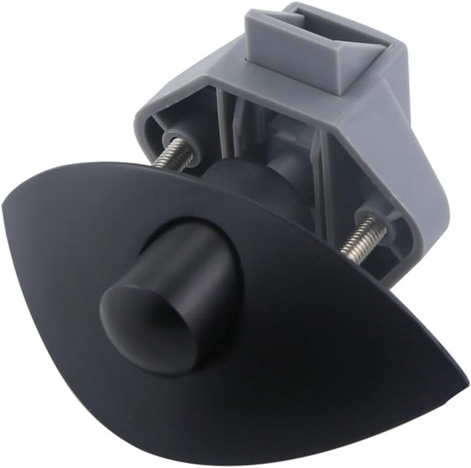 Mtsmart RV Push Button Door Catch Lock for Motorhome Caravan Van Yacht Boat Marine, Half Moon Cabinet Handle Caravan RV Cupboard Drawer Zinc Alloy Push Lock Latch Knob Pull (5, Black) image number 2
