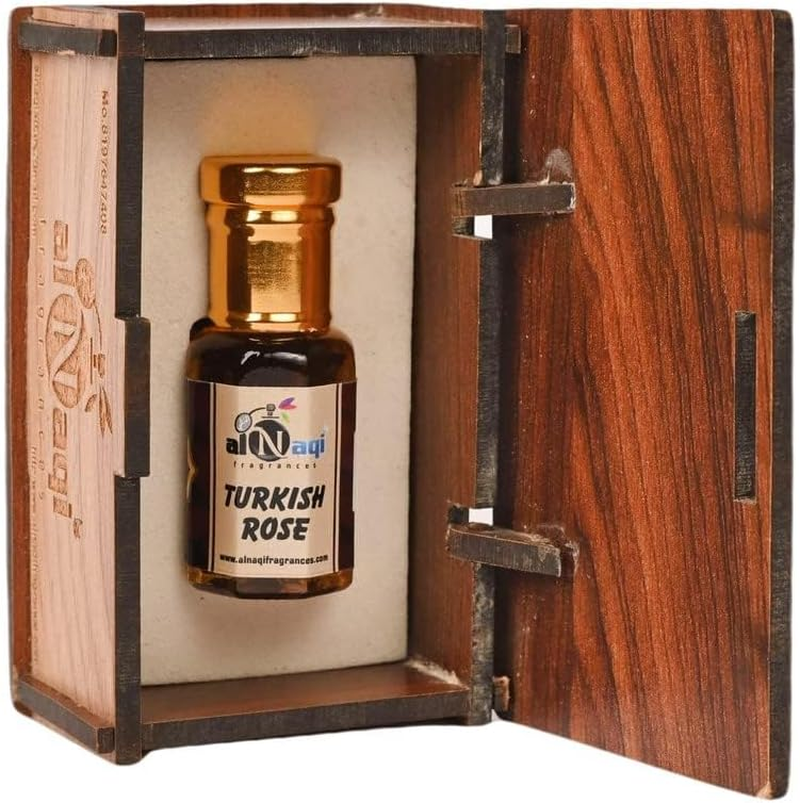 Ethnic Choice Al Naqi Turkish Rose Attar-6Ml | for Men and Women | Pack of 1 | Original & 24 Hours Long Lasting Fragrance | Most Wanted Arabian Aroma | (Unisex) |